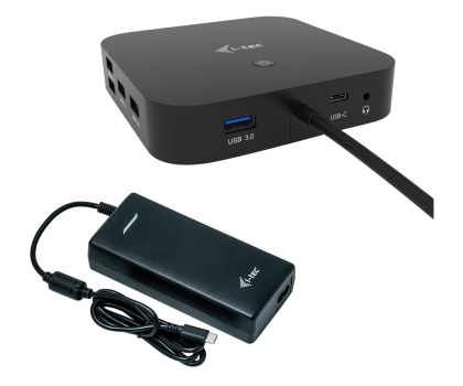 Akcesoria I-TEC USB-C Dual Display Dock 2x Display Port PD 100W + zasilacz